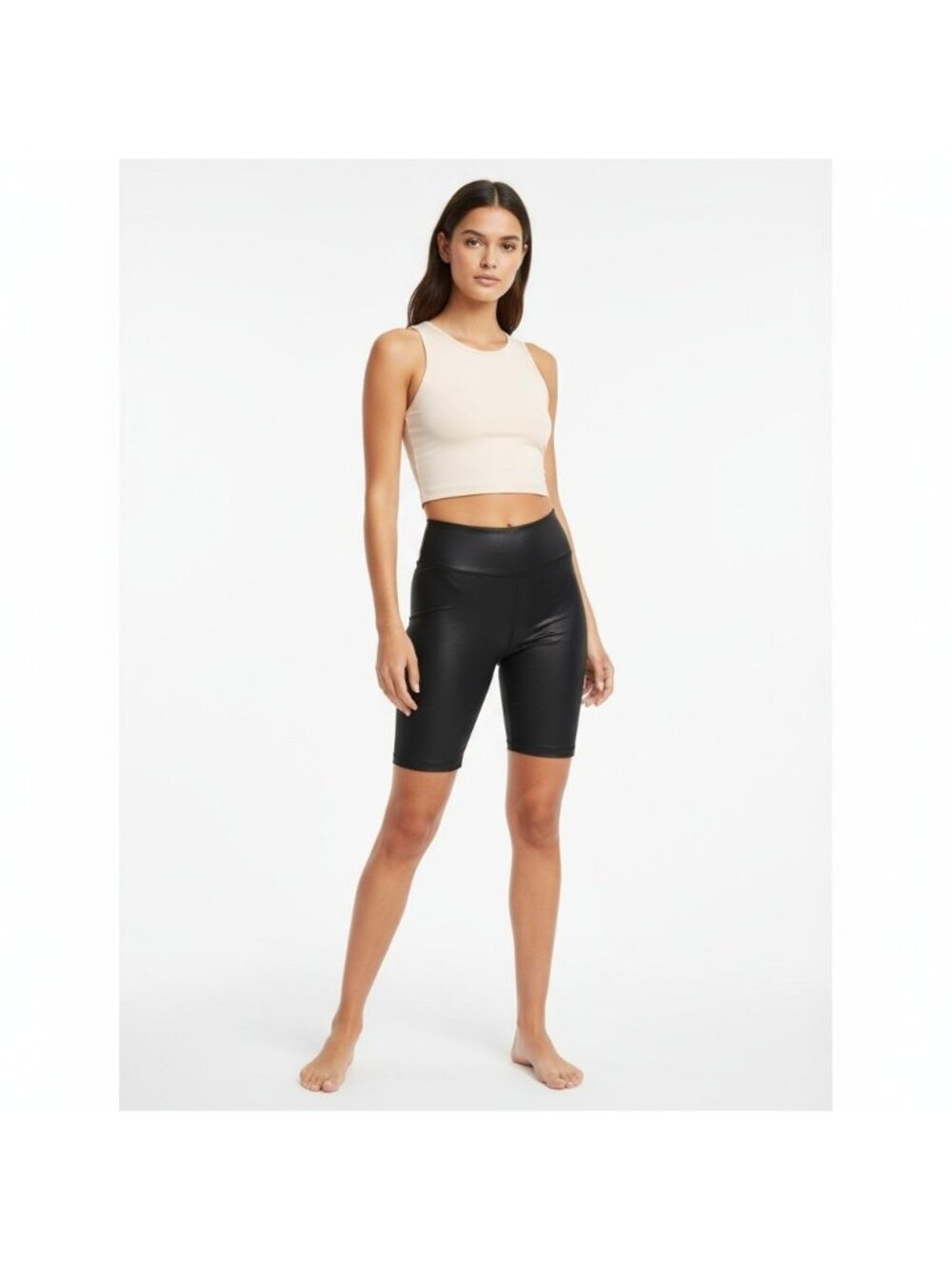 VICTORIA SPORT Shorts Womens Size XL Black High-Waisted Athletic Biker